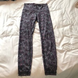 High rise lululemon 7/8 leggings